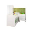 Ver imagem 1 de Quarto Infantil com Berço Compacto - Branco - Art In Móveis