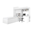 Ver imagem 1 de Quarto Juvenil Tókio Com Cama Alta - Branco - Art In Móveis