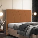 Ver imagem 1 de Cabeceira Cama Box Casal King 195 cm Aurora W01 Bouclê Terracota - Lyam Decor