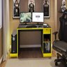 Mesa para Notebook Computador Gamer Drx-3000 - Preto/Amarelo - Móveis Leão - 2