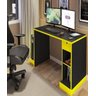 Mesa para Notebook Computador Gamer Drx-3000 - Preto/Amarelo - Móveis Leão - 3