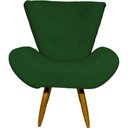 Ver imagem 3 de Kit 2 Poltronas Decorativa para Sala Recepção Manicure Consultório Escritório Emilia Suede