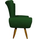 Ver imagem 4 de Kit 2 Poltronas Decorativa para Sala Recepção Manicure Consultório Escritório Emilia Suede