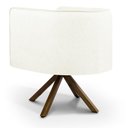 Ver imagem 3 de Kit 2 Poltronas Base Madeira Betina C-26ano Bege