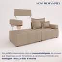 Ver imagem 4 de Sofá 4 Lugares 200 cm Linho