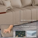 Ver imagem 6 de Sofá 4 Lugares 200 cm Linho