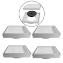 Ver imagem 5 de Ralo Invisível Tampa Oculta Sifonado 15x15cm | Utilimix | Kit 04 Un
