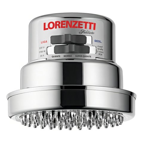 Chuveiro Lorenzetti Tradição Cromado 6800w