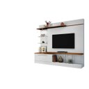 Ver imagem 1 de Home Theater Allure para TV até 60 Polegadas - Branco / Canyon - Hb Móveis