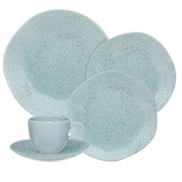 Aparelho de Jantar e Chá 20 Peças Ryo Blue Bay - Oxford Porcelanas - 1