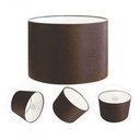 Ver imagem 6 de Cúpula Abajur e Luminária Cilíndrica Vivare Cp-7018 Ø40x25cm - Bocal Nacional Café