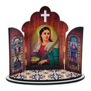 Ver imagem 2 de Capela Portuguesa Santa Luzia Madeira Mdf