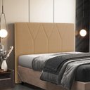 Ver imagem 1 de Cabeceira Cama Box Quenn 160 cm Aurora W01 Bouclê Mostarda - Lyam Decor