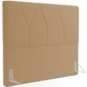 Cabeceira Cama Box Quenn 160 Cm Aurora W01 Bouclê Mostarda - Lyam Decor - 1