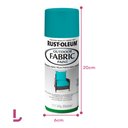 Ver imagem 3 de Tinta Spray Fabric Tecido Turquesa Rust-oleum