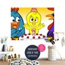galinha pintadinha adesivo parede quarto de aniversario AP2627 - 1