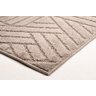 Tapete Sala Alto Relevo Realce Trama 51 Cinza Prata 250x300 cm 3x2,5m - 3