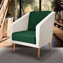 Ver imagem 1 de Poltrona Sala de Estar Monalisa Decorativo Suede:verde