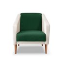 Ver imagem 2 de Poltrona Sala de Estar Monalisa Decorativo Suede:verde