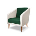 Ver imagem 3 de Poltrona Sala de Estar Monalisa Decorativo Suede:verde
