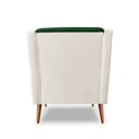 Ver imagem 4 de Poltrona Sala de Estar Monalisa Decorativo Suede:verde