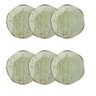CONJUNTO 6 PRATOS SOBREMESA 21,5CM RYO BAMBU - OXFORD PORCELANAS - 1