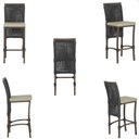 Ver imagem 5 de Mesa Bistrô e 2 Banquetas Roma Marrom Corda Náutica Estofado 7 Trama Original