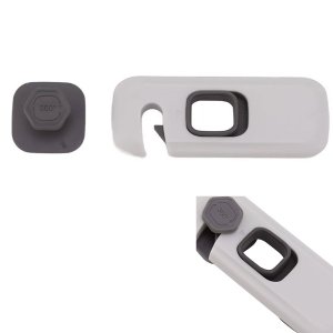 Trava de Segurança Gaveta Armario Forno Galedeira Criança Bebe Fechadura Evita Acidente Multiuso Pro