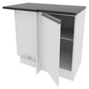 Ver imagem 5 de Balcão de Canto Madesa Acordes Glamy 100% MDF 1 Porta Branco