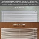 Ver imagem 6 de Persiana Pvc Trilho Metálico 100larg X 140alt - Branca