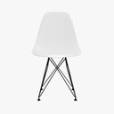 Ver imagem 3 de Conjunto 3 Cadeiras Eames PP Branco Eiffel Base Preta