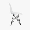 Ver imagem 4 de Conjunto 3 Cadeiras Eames PP Branco Eiffel Base Preta