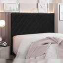 Ver imagem 5 de Cabeceira Decorativa King Size 1,95M Baelon Veludo Preto - Gran Belo Givenchy