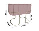 Ver imagem 7 de Berço Simples Moisés Moderno Mini Pés em Aço Criança Confortavél Quarto do Bebê New Baby Cor Rosa