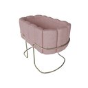 Ver imagem 5 de Berço Simples Moisés Moderno Mini Pés em Aço Criança Confortavél Quarto do Bebê New Baby Cor Rosa