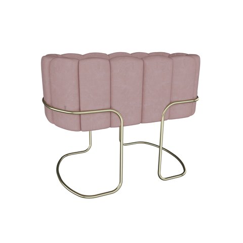 Berço Simples Moisés Moderno Mini Pés em Aço Criança Confortavél Quarto do Bebê New Baby Cor Rosa