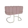 Berço Simples Moisés Moderno Mini Pés em Aço Criança Confortavél Quarto do Bebê New Baby Cor Rosa - 1