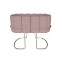 Ver imagem 6 de Berço Simples Moisés Moderno Mini Pés em Aço Criança Confortavél Quarto do Bebê New Baby Cor Rosa