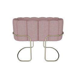 Berço Simples Moisés Moderno Mini Pés em Aço Criança Confortavél Quarto do Bebê New Baby Cor Rosa - 6