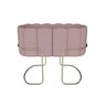 Berço Simples Moisés Moderno Mini Pés em Aço Criança Confortavél Quarto do Bebê New Baby Cor Rosa - 6