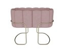 Ver imagem 6 de Berço Simples Moisés Moderno Mini Pés em Aço Criança Confortavél Quarto do Bebê New Baby Cor Rosa