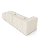 Ver imagem 5 de Sofá Versátil Sala de Estar Atlanta 298cm Modulado Linho Off White G52 - Gran Belo