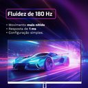 Ver imagem 3 de Monitor Gamer Branco 24" 1ms, 180hz, Ips, Amd Freesync, Full Hd, Hdmi, Dp, Frameless Hq Premium