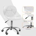 Ver mais imagens de Cadeira Office Eiffel Slim Oficial Giratória - Branco - 2
