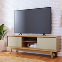 Ver mais imagens de Rack Bancada Mundi 2 Portas para Tv de 75 Polegadas Cumaru/opala
