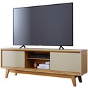 Ver imagem 1 de Rack Bancada Mundi 2 Portas para Tv de 75 Polegadas Cumaru/opala