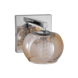 Arandela Metal Cristal Vidro Âmbar Yamamura - 3