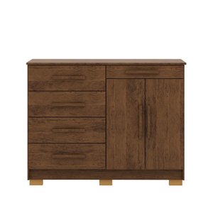 Comoda Sirius 2 Portas 5 Gavetas 20019-71 Vila Rica