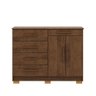 Comoda Sirius 2 Portas 5 Gavetas 20019-71 Vila Rica - 1