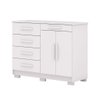 Comoda Sirius 2 Portas 5 Gavetas 20019-71 Vila Rica - 4